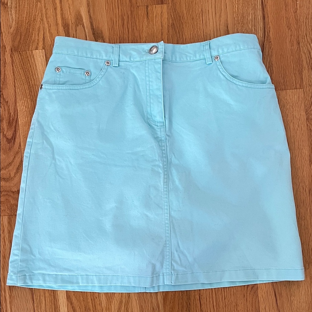 Hearts of Palm Light Blue Skorts, Size 4P